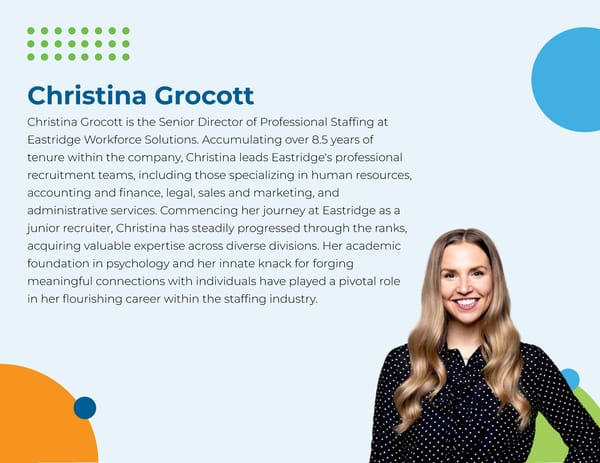 Accounting and Finance Recruiting: An interview with Christina Grocott, Sr. Director of Professional Recruitment - Page 15