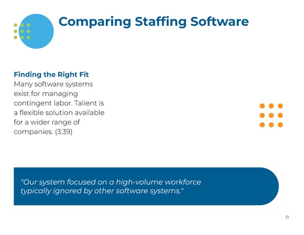 Talient: The Strategic Importance of Real-Time Data in Workforce Management - Page 11