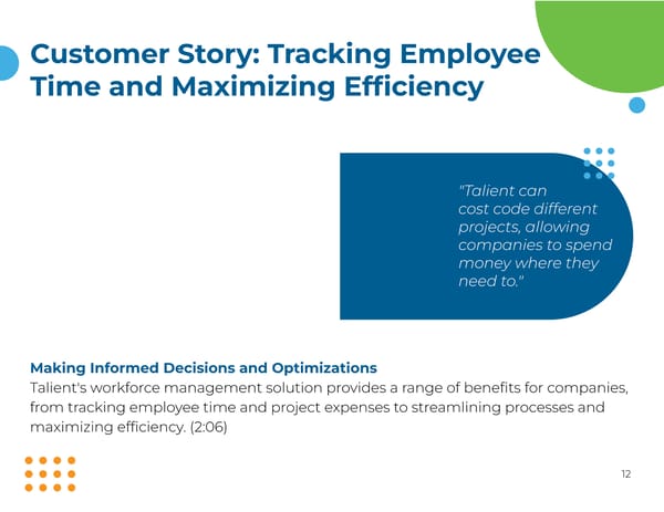 Talient: The Strategic Importance of Real-Time Data in Workforce Management - Page 12