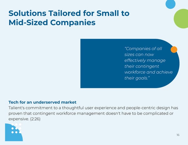 Talient: The Strategic Importance of Real-Time Data in Workforce Management - Page 16