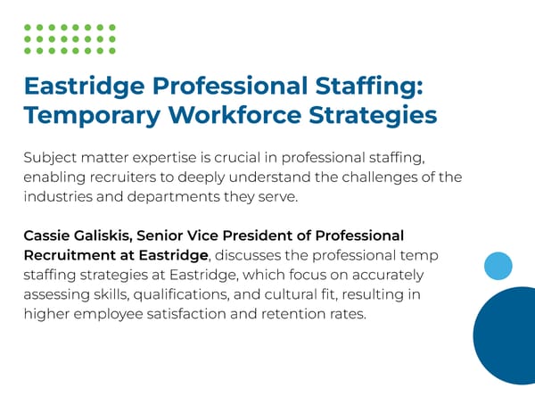 Cassie Galiskis - "The Benefits of a Corporate Temporary Workforce Strategy" - Page 2