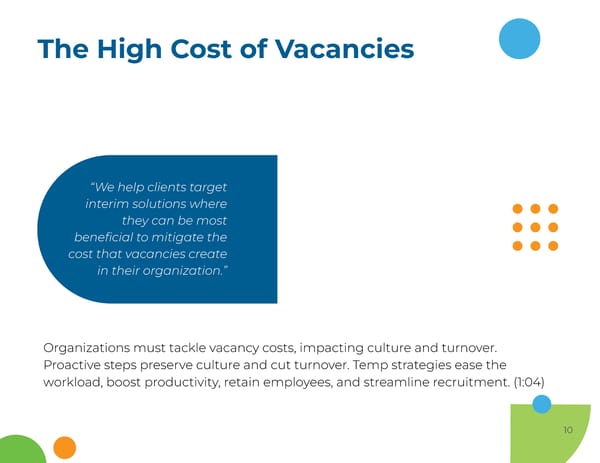 Cassie Galiskis - "The Benefits of a Corporate Temporary Workforce Strategy" - Page 10