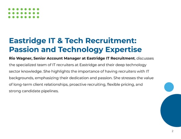 Rio Wagner - "Eastridge IT & Tech Recruitment: Passion and Technology Expertise" [Version 1] - Page 2