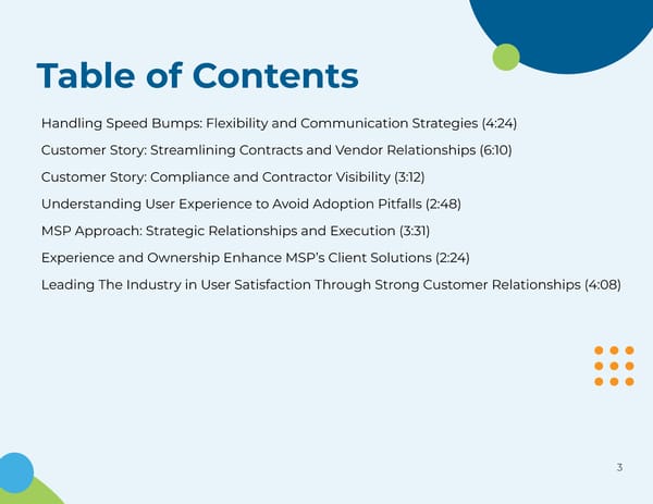 A Guide to Service Provider (MSP) Implementation - Page 3