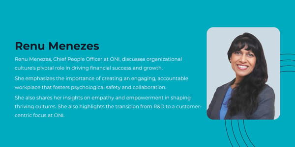 Renu Menezes - "How Culture Drives Financial Success and Growth" - Page 17