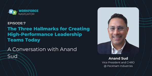 Anand Sud - "The Three Hallmarks for Creating High-Performance Leadership Teams Today" - Page 1