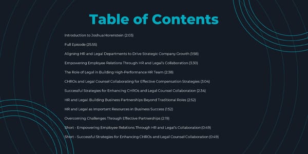 Joshua Horenstein- "CHROs: How to Work with Legal as a Strategic Growth Partner" - Page 3