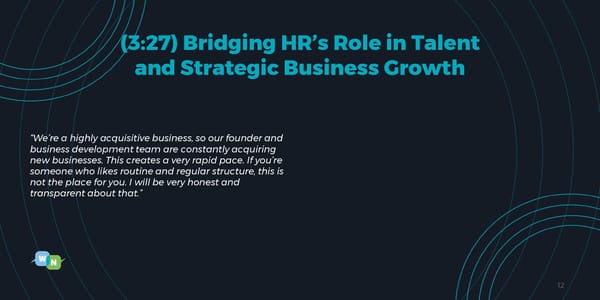 Tony Chimera - "How to Be a Business and HR Executive at the Same Time" - Page 12