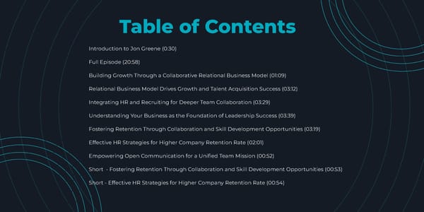 Jon Greene - "How to Build a Relational Business Model That Fosters Growth" - Page 3