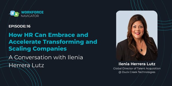 Ilenia Herrera Lutz - "How HR Can Embrace and Accelerate Transforming and Scaling Companies" - Page 1