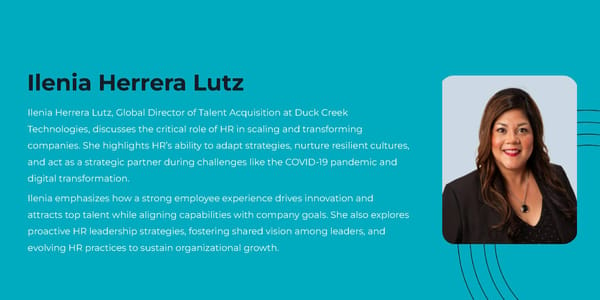 Ilenia Herrera Lutz - "How HR Can Embrace and Accelerate Transforming and Scaling Companies" - Page 19