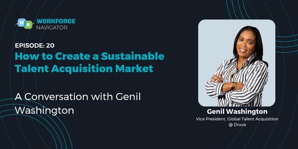 Genil Washington - "How to Create a Sustainable Talent Acquisition Market" - Page 1