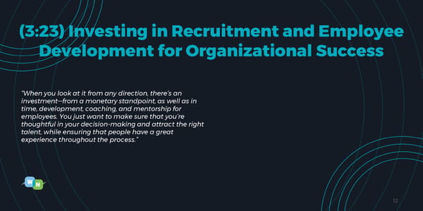 Genil Washington - "How to Create a Sustainable Talent Acquisition Market" - Page 12