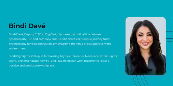 Bindi Davé - A Technology Leader's Insights into Growing Company Culture [COPY] - Page 17