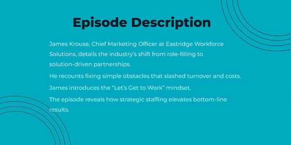 James Krouse - "Let’s Get to Work: Redefining Staffing Performance" - Page 2