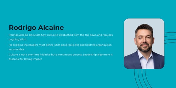Rodrigo Alcaine - "How Culture-Driven Leadership Translates Into Meaningful Client Success" - Page 23