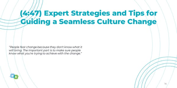 Michael Weinberger - "How to Stop Reverting to the Old Company Culture" - Page 14