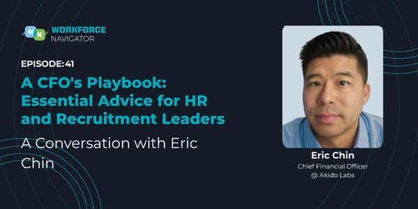 Eric Chin - "A CFO's Playbook: Essential Advice for HR and Recruitment Leaders" - Page 1