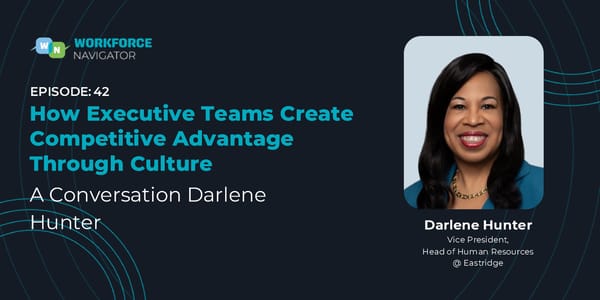 Darlene Hunter - "How Executive Teams Create Competitive Advantage Through Culture"  - Page 1
