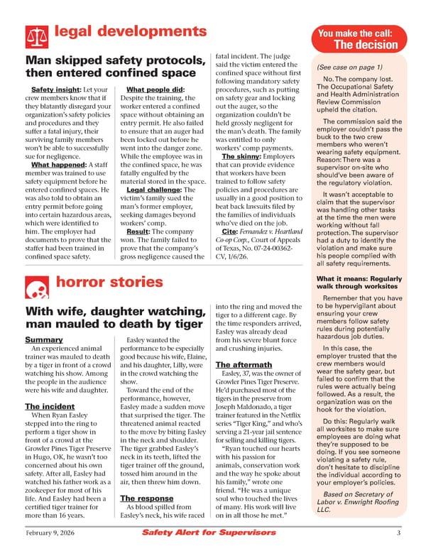 Safety Alert for Supervisors: 2/9/2026 - Page 3