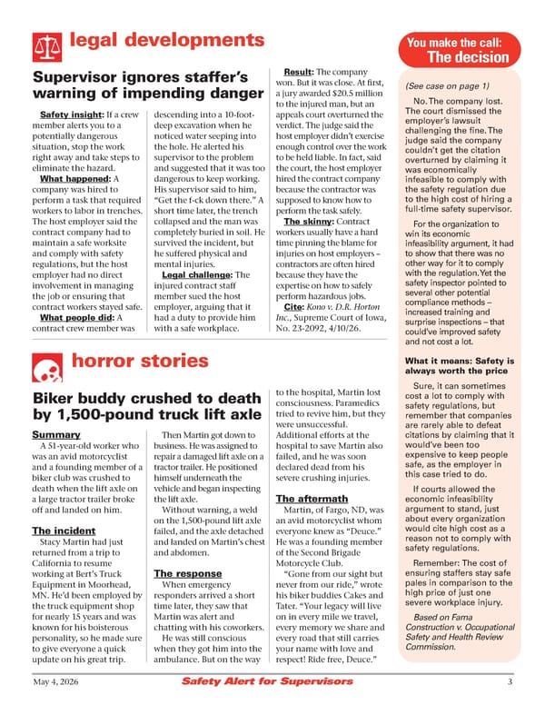 Safety Alert for Supervisors: 5/4/26 - Page 3