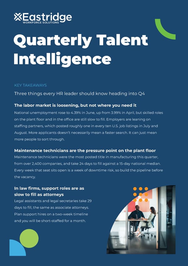 Quarterly Talent Intelligence Report - Q3 2026 - Page 1